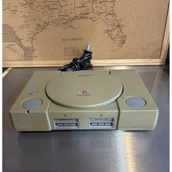 Sony PlayStation 1 SCPH-7501 Console & Power Cord Only Tested  NO Controller